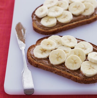 Almond and Banana Butter Toast